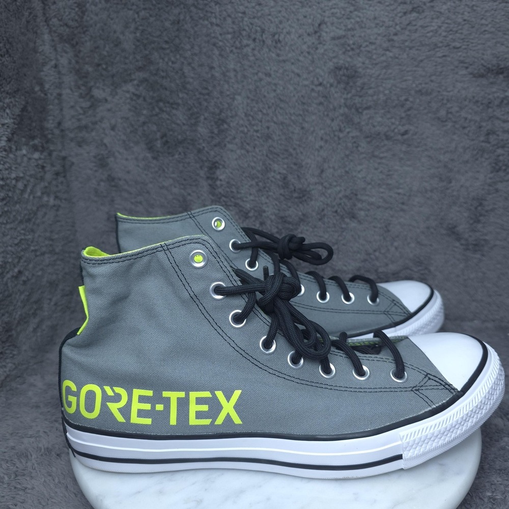 Converse Gore-Tex Chuck Taylor All Star Shoes Mens Size 8.5 Gray High Top - Picture 1 of 12